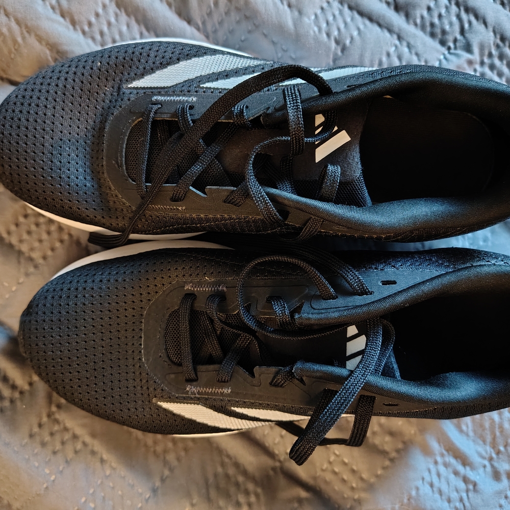 Men's adidas Black and White Athletic Shoes